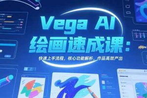 (15470期)Vega AI绘画速成课:快速上手流程,核心功能解析,作品高效产出